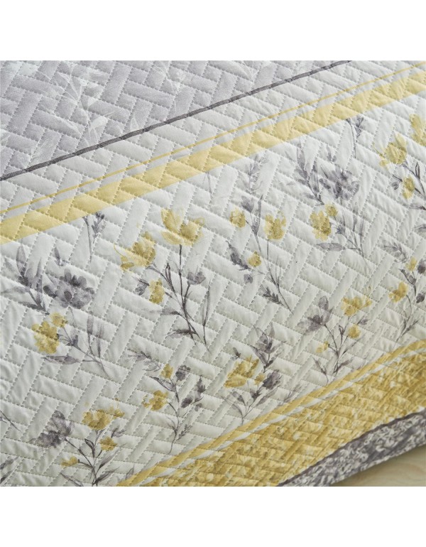 MERRY HOME 3-Piece King Size Quilt Set with 2 Pillow Shams- Boho Reversible Soft and Lightweight Quilt Bedding Bedspread Coverlet Set