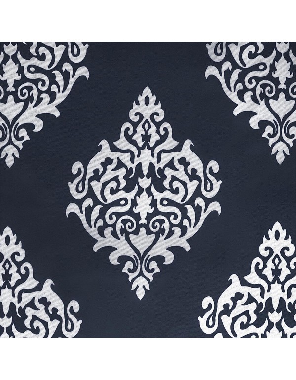 Exclusive Home Curtains Medallion Panel Pair, 52x84, Peacoat Blue, 2 Count